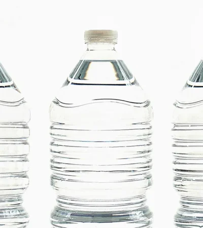 Voorraad van waterflessen