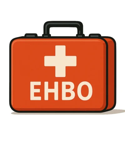 EHBO doos met medische hulpmiddelen